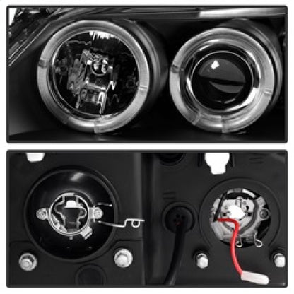 Spyder Pontiac G6 2/4DR 05-08 Projector Headlights LED Halo LED Blk PRO-YD-PG605-HL-BK SPYDER