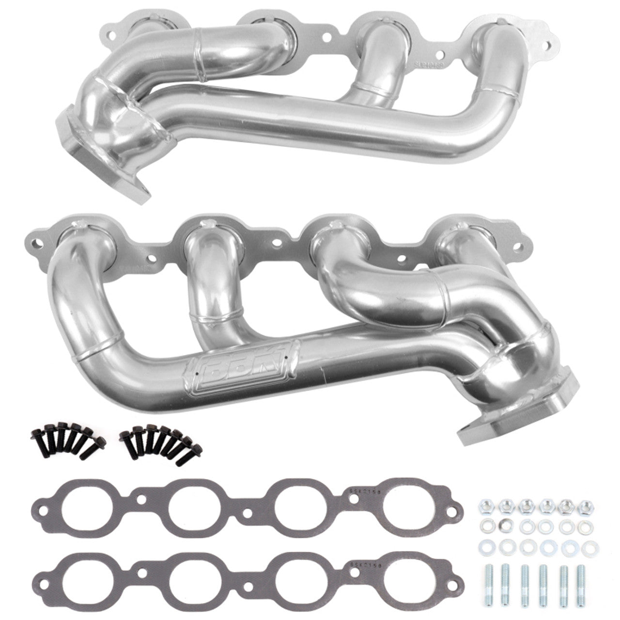 BBK 19-24 Ram 1500 5.7L Hemi Heavy Duty Performance Shorty Headers (Silver Ceramic)