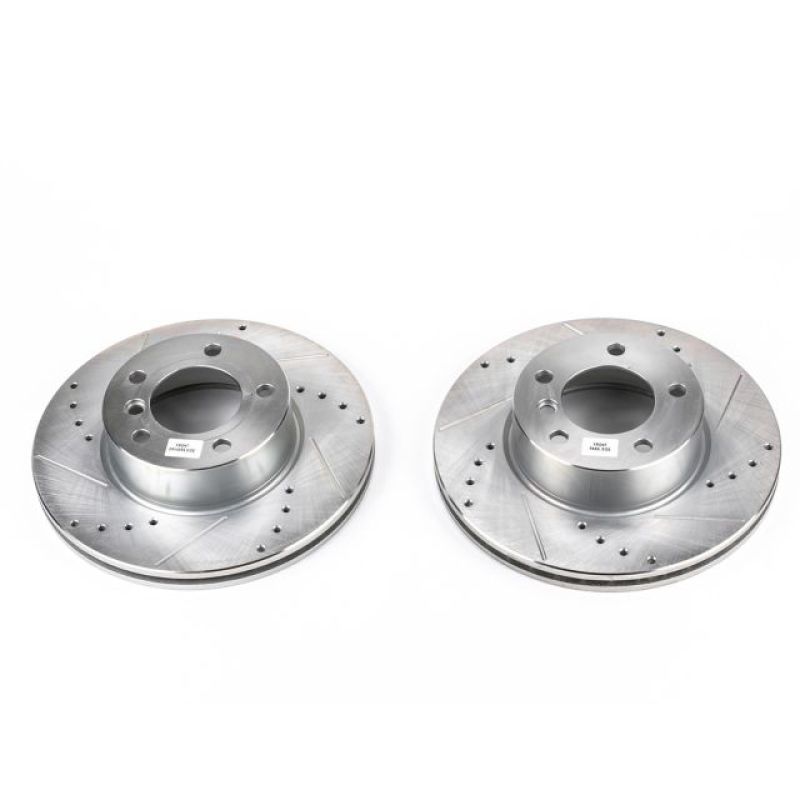 Power Stop 08-13 BMW 128i Front Evolution Drilled & Slotted Rotors - Pair PowerStop