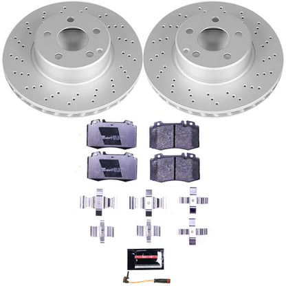 Power Stop 03-06 Mercedes-Benz CL500 Front Euro-Stop Brake Kit PowerStop
