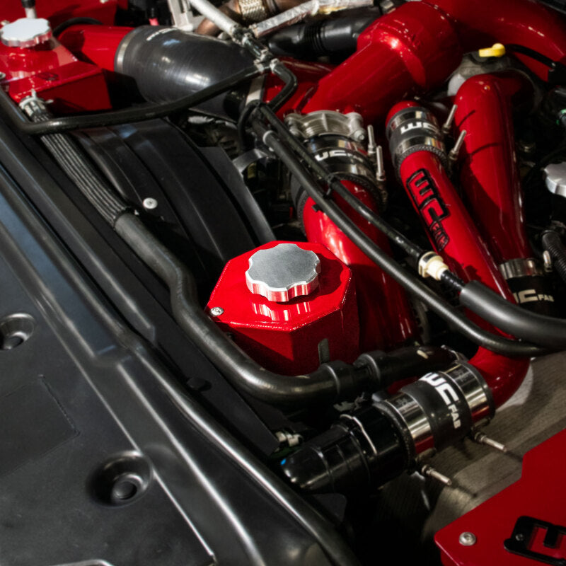 Wehrli 17-26 Ford Power Stroke 6.7L Power Steering Reservoir Cover - Sparkle Bombr Orng