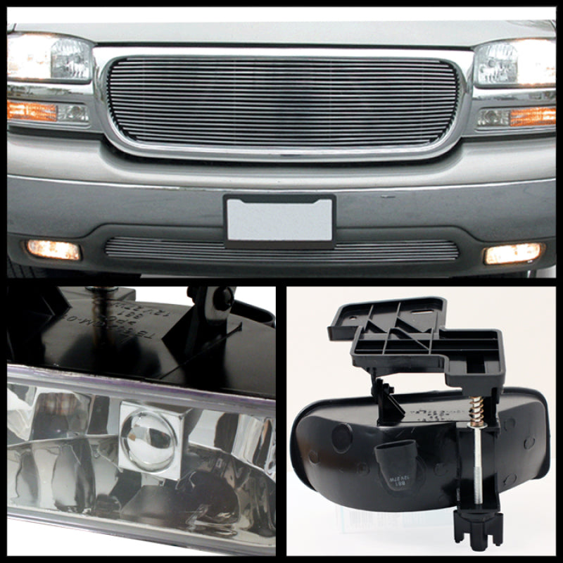 Spyder GMC Sierra 1500/2500 99-02/Sierra 1500HD/2500HD OEM Fog Lights wo/switch Clear FL-CL-GMCY99-C SPYDER