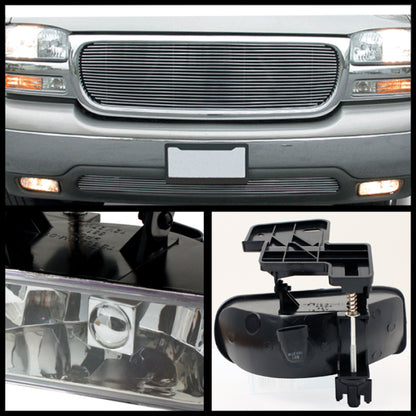 Spyder GMC Sierra 1500/2500 99-02/Sierra 1500HD/2500HD OEM Fog Lights wo/switch Clear FL-CL-GMCY99-C SPYDER