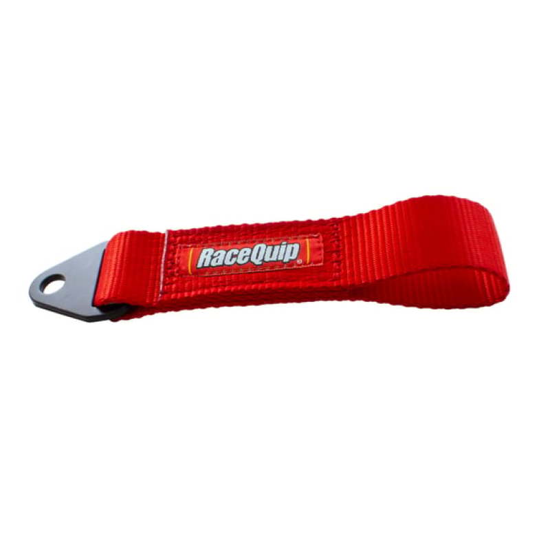RaceQuip Race Car Tow Hook Strap with Soft Eye Loop End / 12000 LB Rating Racequip