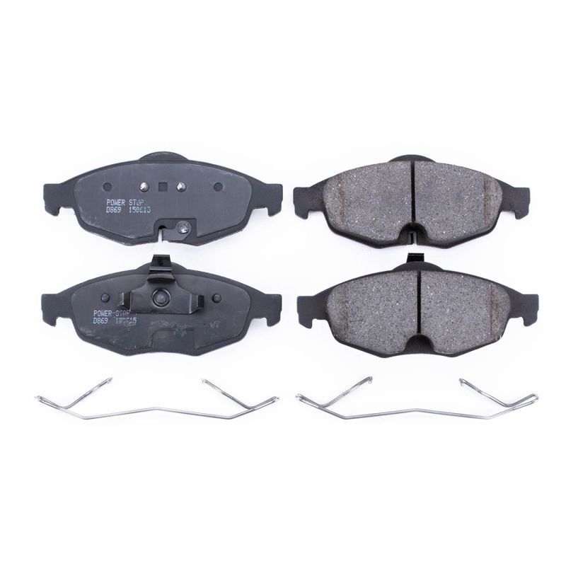 Power Stop 01-06 Chrysler Sebring Front Z17 Evolution Ceramic Brake Pads w/Hardware PowerStop