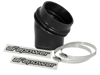 afe Magnum FORCE Intake Coupling Kit (3 IN ID to 2-1/2 IN ID x 35 Deg.) Elbow Coupler - Black