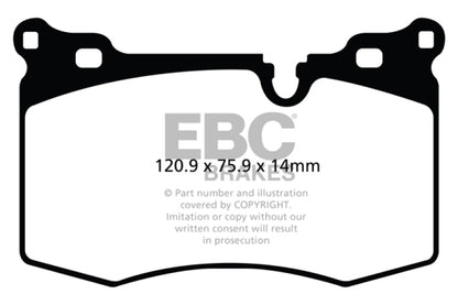 EBC GreenStuff Front Brake Pads - DP21854 EBC