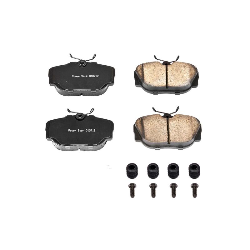 Power Stop 1991 BMW 318i Front or Rear Z17 Evolution Ceramic Brake Pads w/Hardware PowerStop