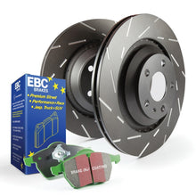 Load image into Gallery viewer, EBC Stage 2 GreenStuff Brake Pads and USR Rotors Kit - S2KR1088