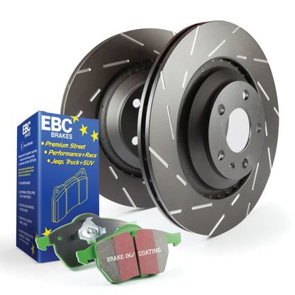 EBC S2 Kits Greenstuff Pads and USR Rotors EBC