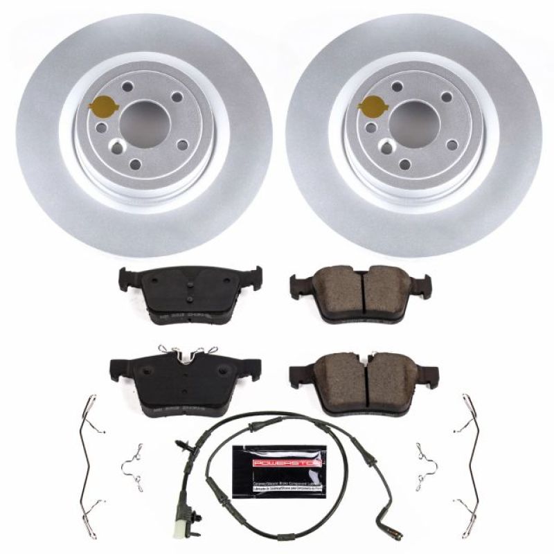 Power Stop 2017 Jaguar XE Rear Z23 Evolution Sport Coated Brake Kit PowerStop
