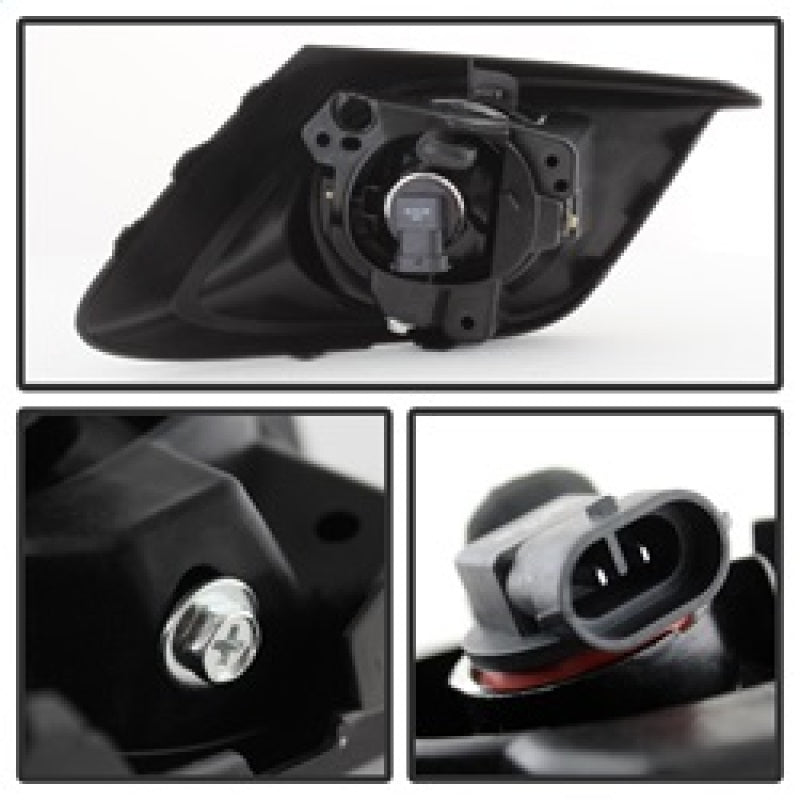 Spyder Mazda 3 2014+ OEM Fog Light w/Switch- Clear FL-MM32014-C SPYDER