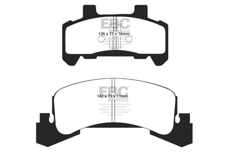 EBC Ultimax2 Front Brake Pads - UD289 EBC