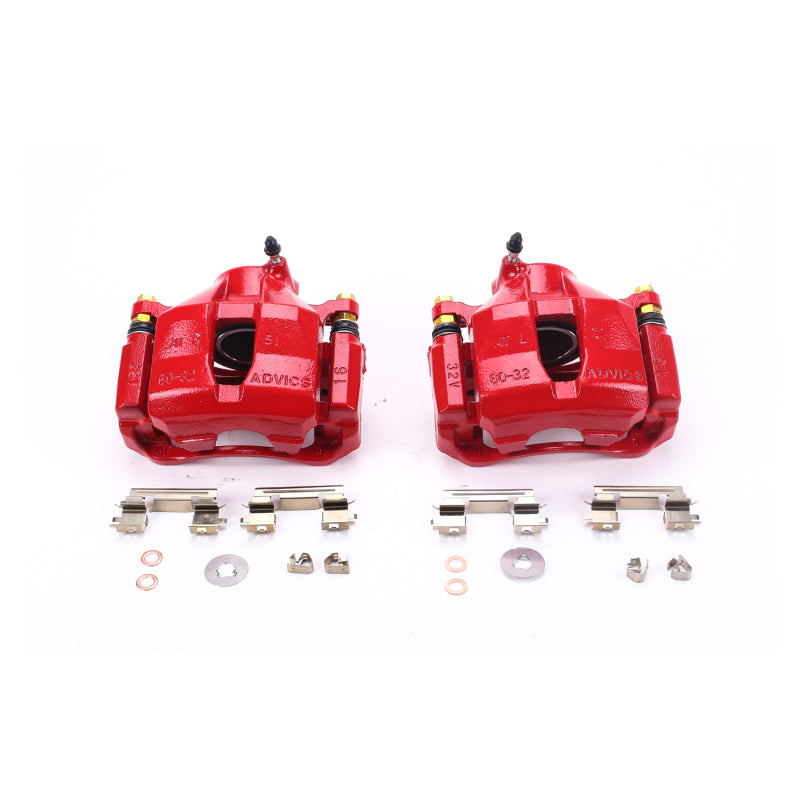 Power Stop 2006 Lexus GS300 Front Red Calipers w/Brackets - Pair PowerStop