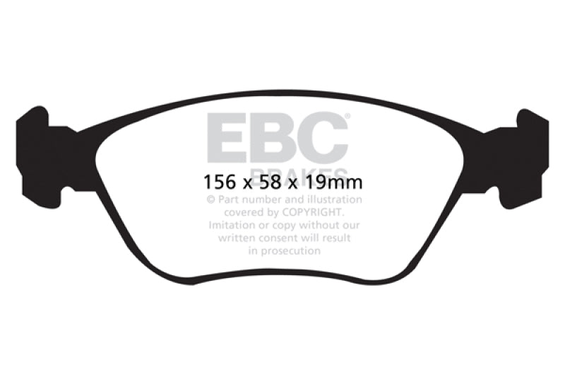 EBC YellowStuff Front Brake Pads - DP41362R EBC