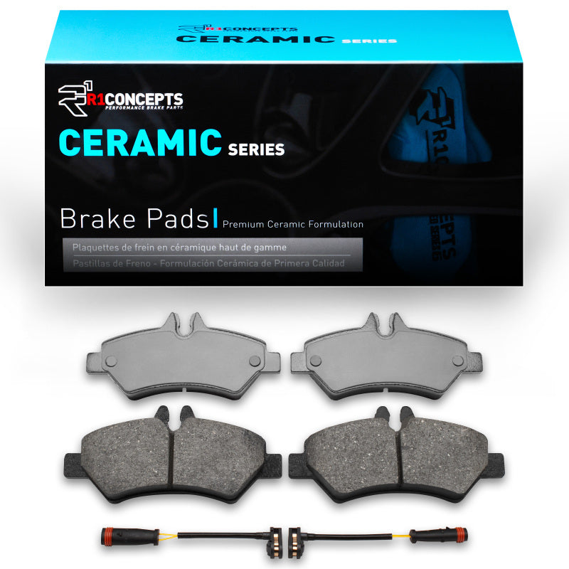 R1 Rear Ceramic Brake Pads 2006-2018 Dodge/Freightliner & More - 2310-1317-00