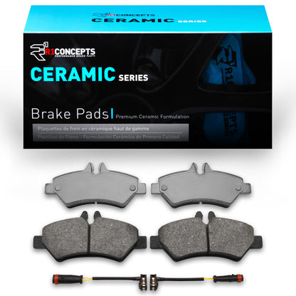 R1 Rear Ceramic Brake Pads 2006-2018 Dodge/Freightliner & More - 2310-1317-00