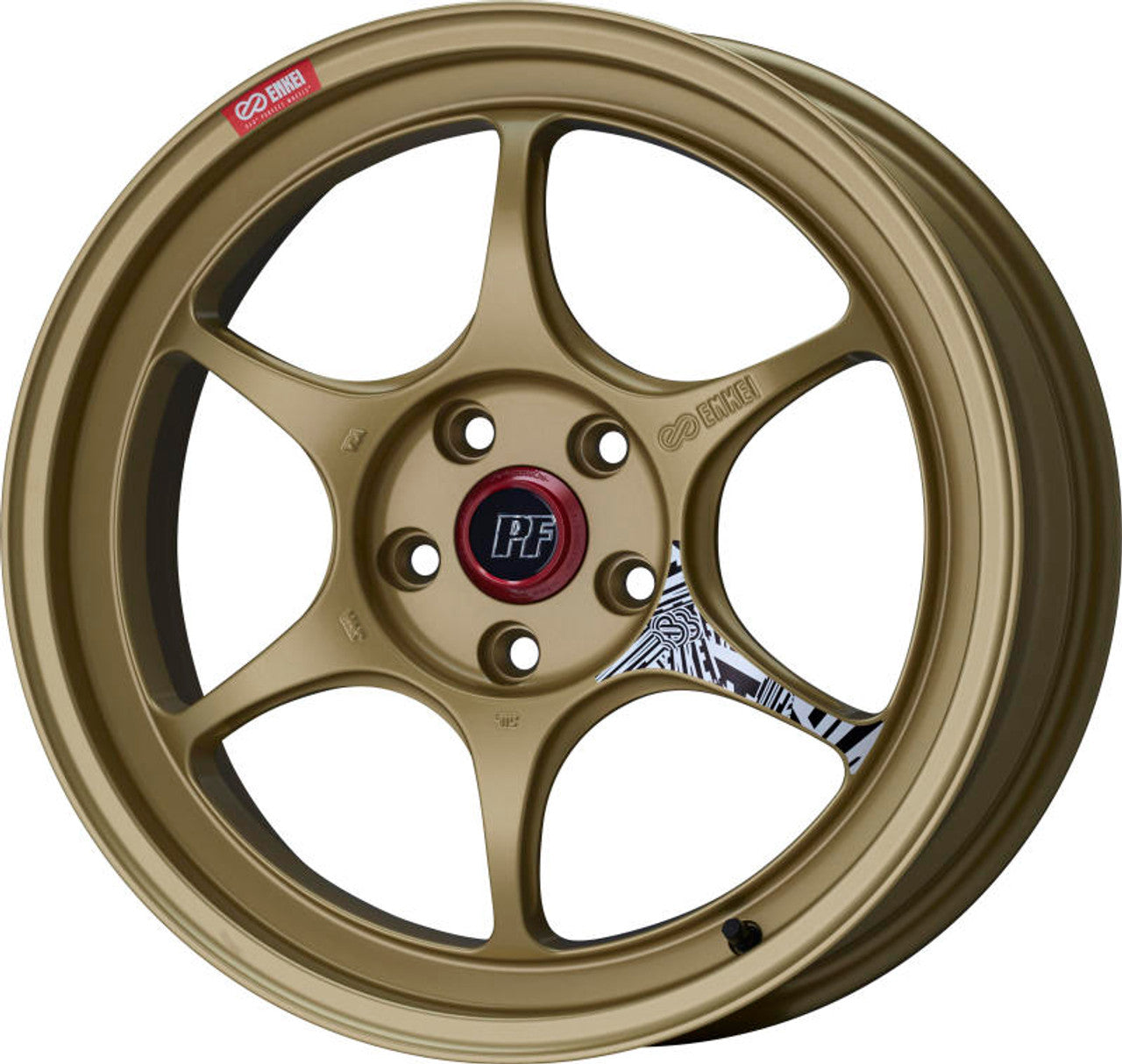 Enkei PF06 17x7.5in 5x100 BP 45mm Offset 75mm Bore - Gold Wheel