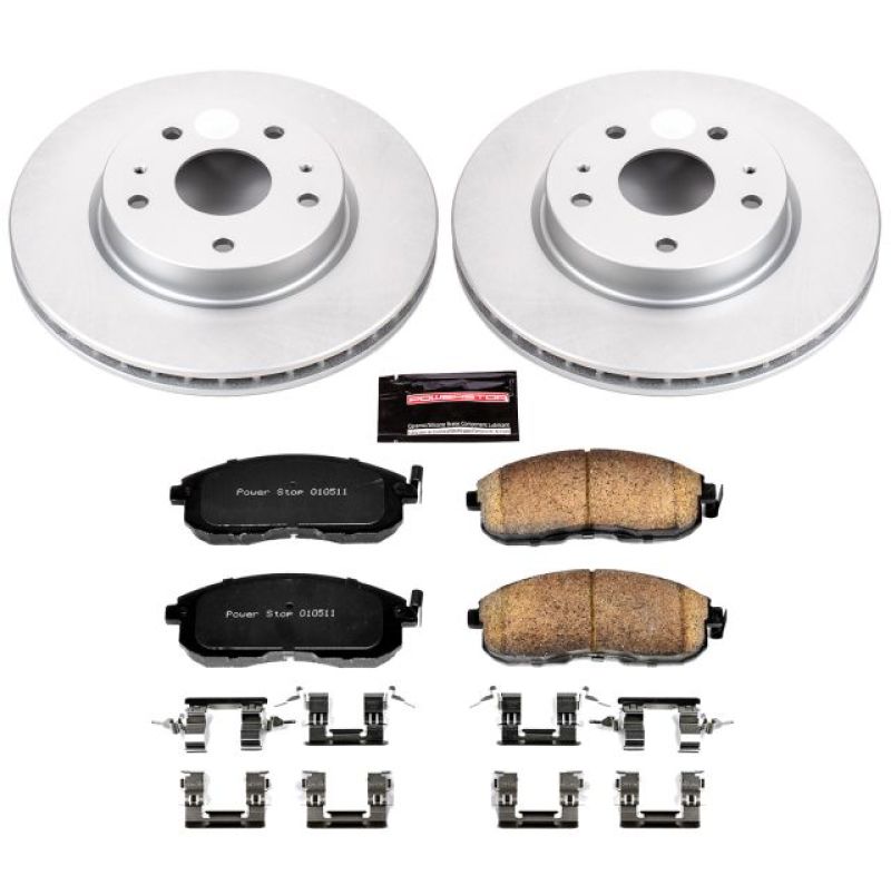 Power Stop 07-13 Suzuki SX4 Front Z17 Evolution Geomet Coated Brake Kit PowerStop