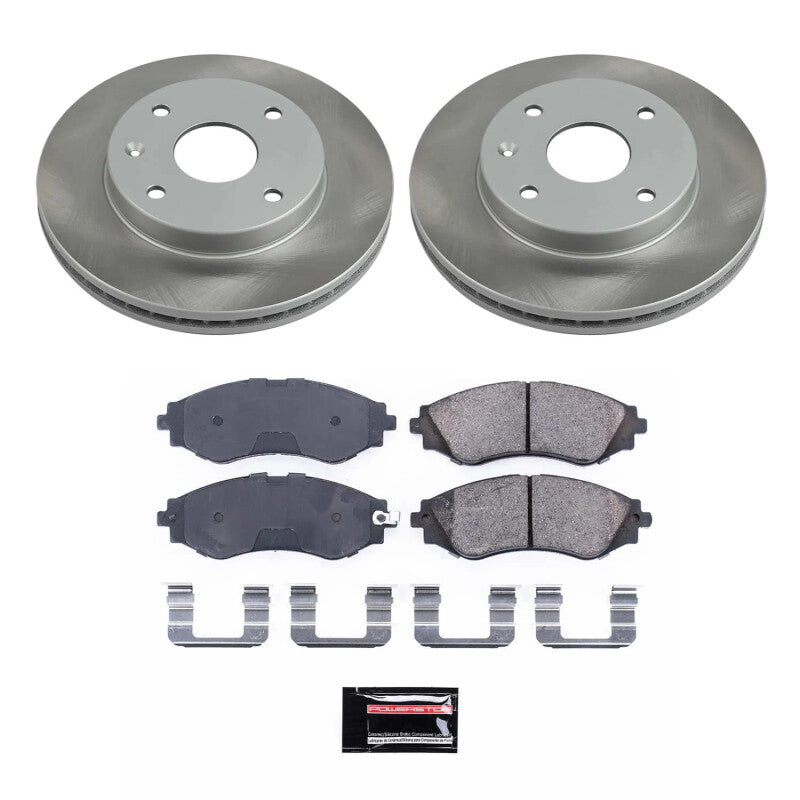 Power Stop 05-08 Suzuki Reno Front Semi-Coated Rotor Kit PowerStop