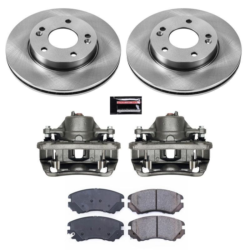 Power Stop 10-11 Kia Soul Front Autospecialty Brake Kit w/Calipers PowerStop