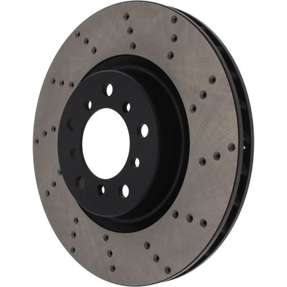 StopTech 01-06 BMW M3 Drilled Left Front CRYO Rotor Stoptech