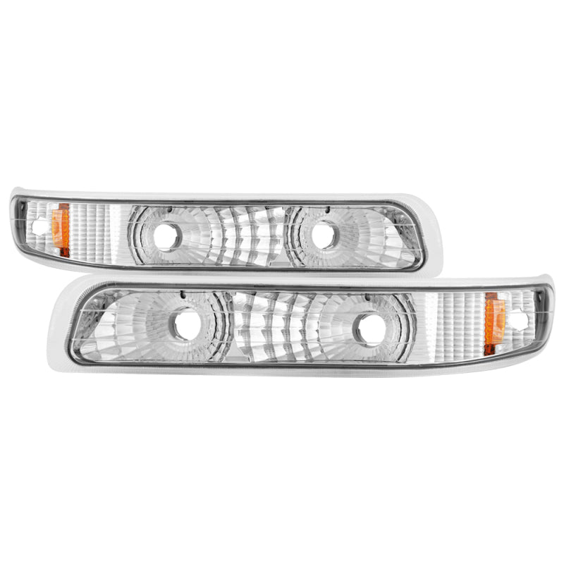 Xtune Chevy Silverado 99-02 / Chevy Suburban/TahOE 00-06 Amber Bumper Lights Euro CBL-JH-CS99-AM-E SPYDER