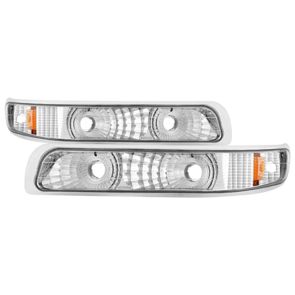 Xtune Chevy Silverado 99-02 / Chevy Suburban/TahOE 00-06 Amber Bumper Lights Euro CBL-JH-CS99-AM-E SPYDER