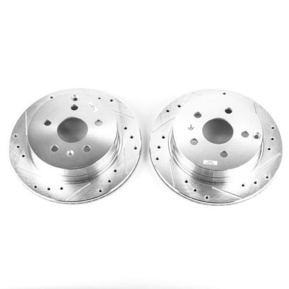 Power Stop 10-17 Chevrolet Equinox Rear Evolution Drilled & Slotted Rotors - Pair PowerStop