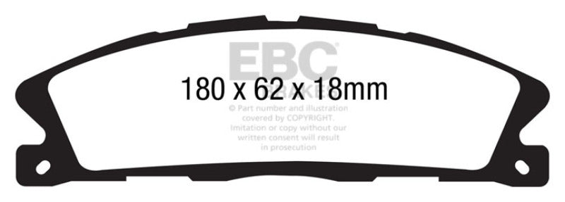 EBC Extra Duty Front Brake Pads - ED91886 EBC