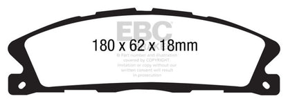 EBC Extra Duty Front Brake Pads - ED91886 EBC