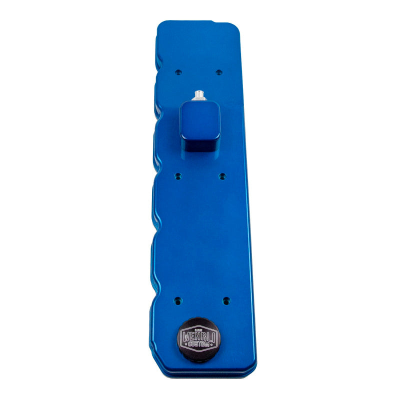 Wehrli 06-18 Cummins WCFab X D&J Precision Billet Valve Cover - Brizzle Blue - WCF100366-BRZ