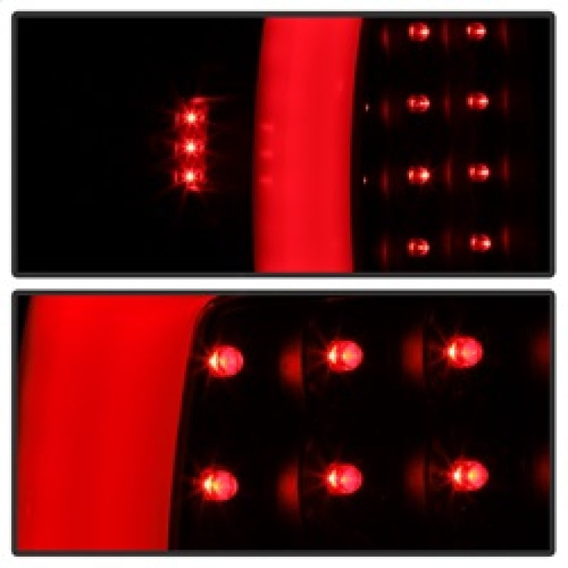 xTune Dodge Ram 1500 94-01 Tail Lights - Light Bar LED - Black ALT-ON-DRAM94V3-LBLED-BK SPYDER