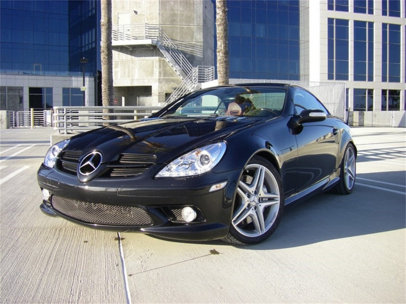 Spyder Mercedes Benz SLK 05-10 Projector Headlights Halogen Model- DRL Chrm PRO-YD-MBSLK05-DRL-C SPYDER