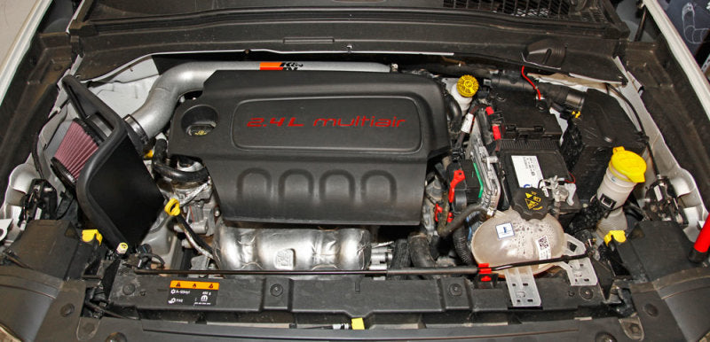 K&N 2015 Jeep Renegade L4-2.4L High Flow Performance Air Intake Kit K&N Engineering