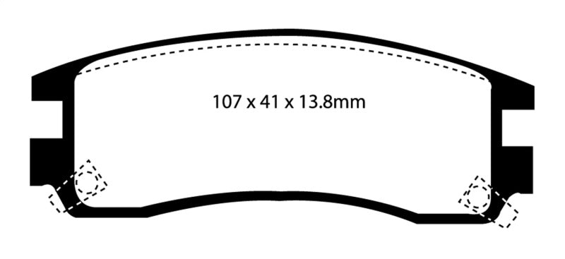 EBC RedStuff Rear Brake Pads - DP31609C