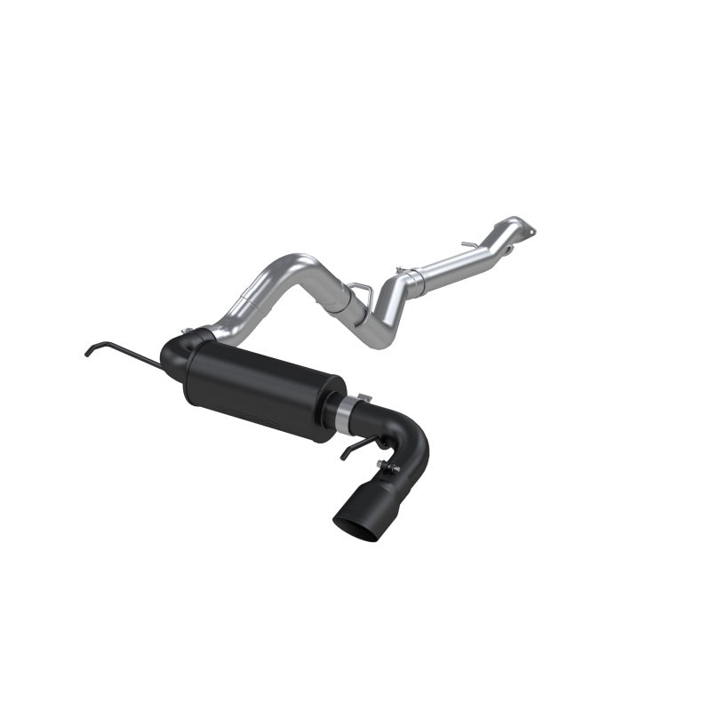 MBRP 2021+ Ford Bronco 2.3L/2.7L EcoBoost 3in Black Aluminized Catback Exhaust S5235BLK MBRP