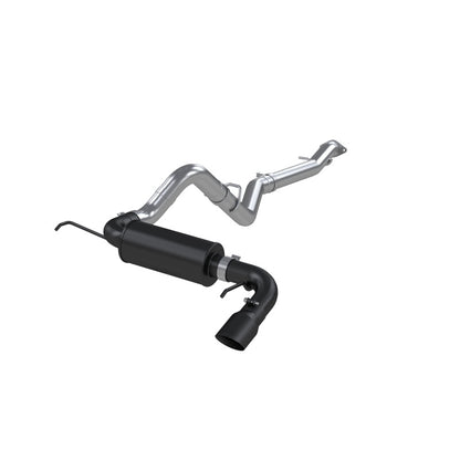 MBRP 2021+ Ford Bronco 2.3L/2.7L EcoBoost 3in Black Aluminized Catback Exhaust S5235BLK MBRP