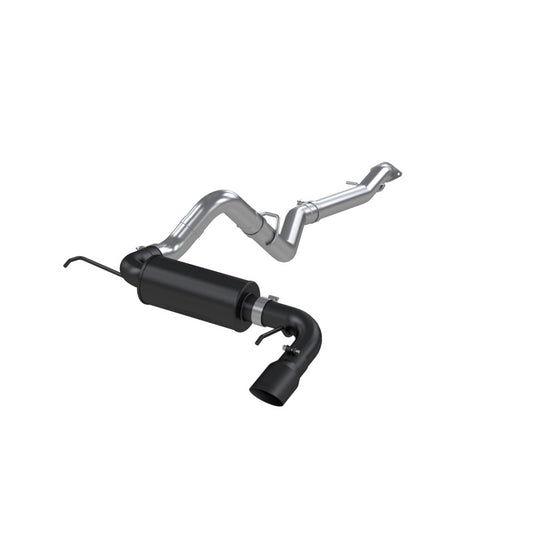 MBRP 2021+ Ford Bronco 2.3L/2.7L EcoBoost 3in Black Aluminized Catback Exhaust S5235BLK MBRP