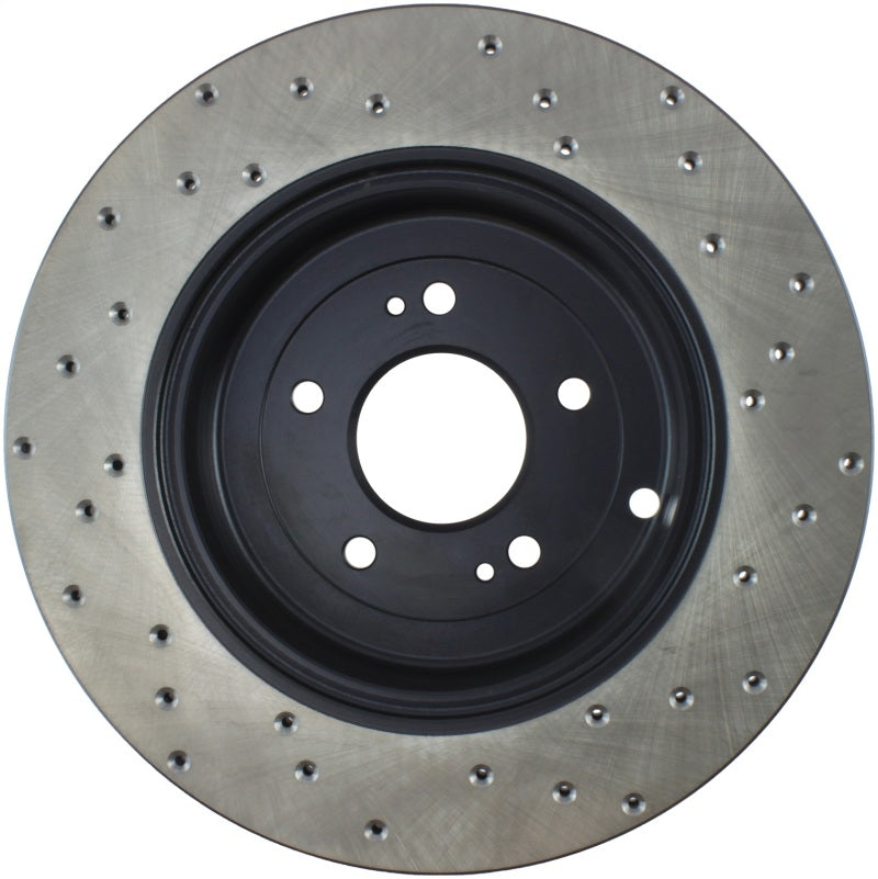 StopTech Power Slot 10-13 Hyundai Genesis Coupe Track & R-Spec Rear Right Drilled Rotor Stoptech