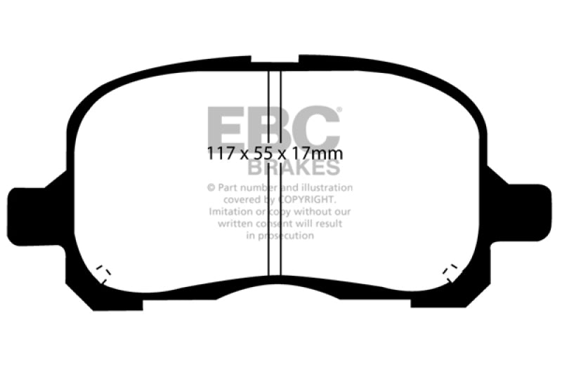 EBC Ultimax2 Front Brake Pads - UD741 EBC