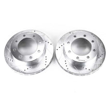 Load image into Gallery viewer, Power Stop 1999 Ford F-250 Super Duty Front Evolution Drilled &amp; Slotted Rotors - Pair