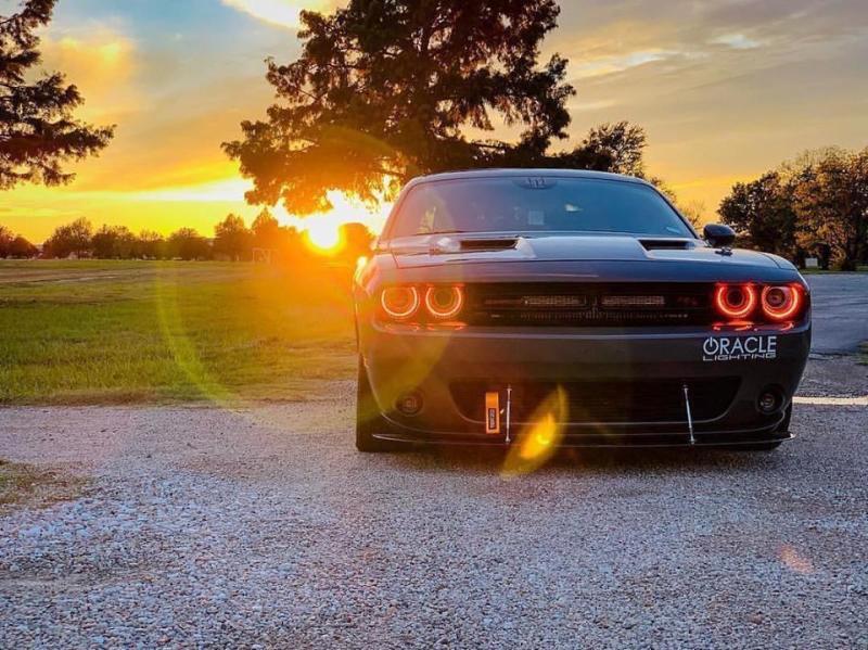 Oracle 15-21 Dodge Challenger RGB+W Headlight DRL Upgrade Kit - ColorSHIFT w/ Simple Controller ORACLE Lighting