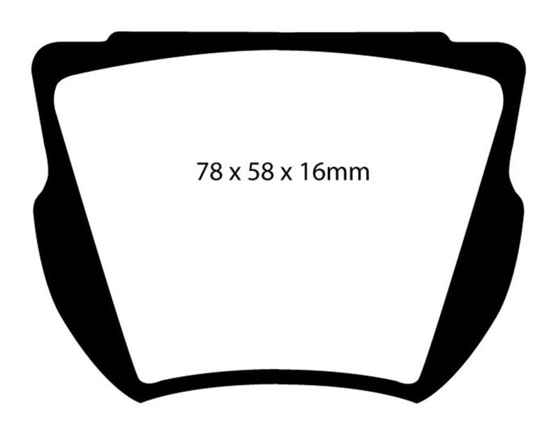 EBC GreenStuff Front Brake Pads - DP2134 EBC