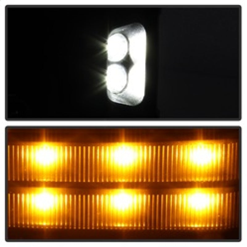 xTune Chevy Silverado 99-02 G2 Heated Amber LED Signal Telescoping Mirrors MIR-CS99S-G2-PWH-AM-SET SPYDER