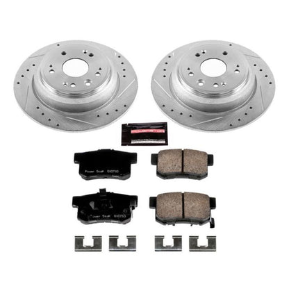 Power Stop 10-11 Honda Accord Crosstour Rear Z23 Evolution Sport Brake Kit PowerStop
