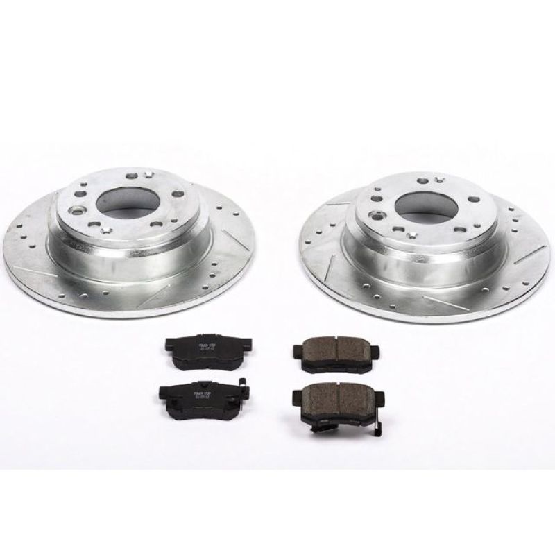 Power Stop 96-98 Acura RL Rear Z23 Evolution Sport Brake Kit PowerStop
