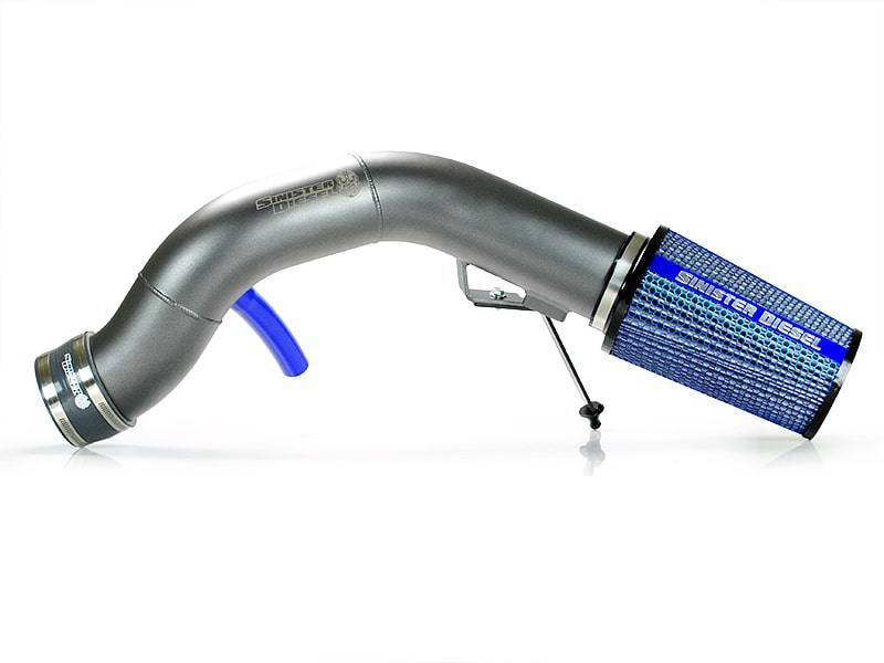 Sinister Diesel Cold Air Intake for 2003-2007 Ford Powerstroke 6.0L (Gray)