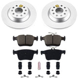 Power Stop 16-18 Audi TT Quattro Rear Z23 Evolution Sport Coated Brake Kit