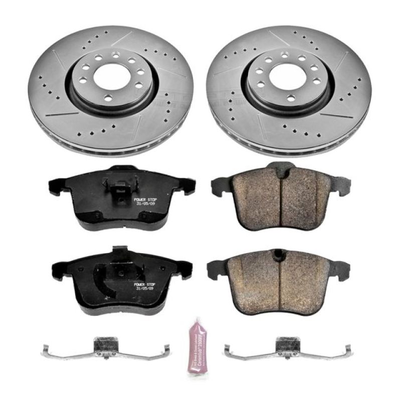 Power Stop 06-11 Saab 9-3 Front Z23 Evolution Sport Brake Kit PowerStop